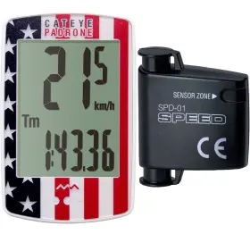 B0ffnx68fy Cateye Padrone Wireless Bike Computer - Large Screen No Gps Cyclocomputer
