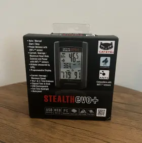 Ca240stevop Cateye Cat Eye Stealth Evo Plus Cc-gl51 Gps Hr11 Heart Isc-11 Speed Sensor #2