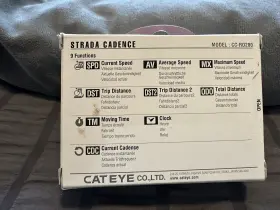 Ca240sttrac7 Cateye Strada Cadence Wired Bike Computer Model Fba #3