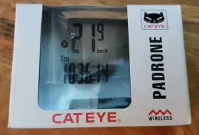 Cc-pa100w Cateye Padrone Large Display Wireless Bike Computer Black