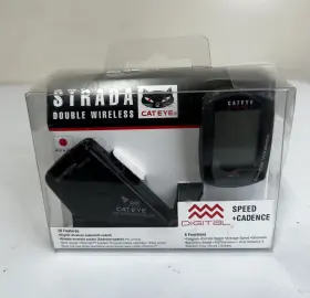 Cc-rd400dw Cateye New Strada Double Wireless Cycling Computer With Mount