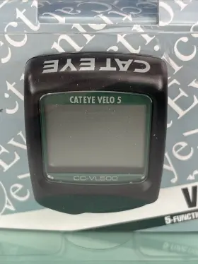 Cc-vl500 Cateye Cat Eye Velo 5 Wired Bicycle Computer/cyclocomputer Model New Sealed #3