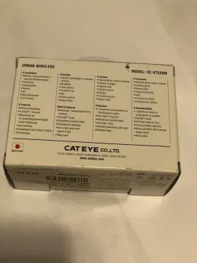 Cc-vt220w Cateye Urban Wireless Bicycle Computer -slightly Used - Read. C #3