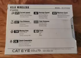 Cc-vt230w Cateye Velo Wireless Bicycle Computer Black #3