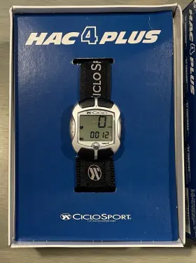 Hac4plus Ciclosport Hac 4 Plus Bike Computer Silver Heart Rate Altimeter Cadence Usb Kit