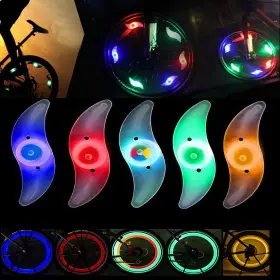 Rzj-ly-5p Constefire 5pcs Colorful Led Bike Wheel Light Waterproof Easy Spoke