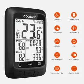 Coospo 744110999389 Bike Computer Gps Wireless Ant Cycling With Bluetooth Multifunct #2