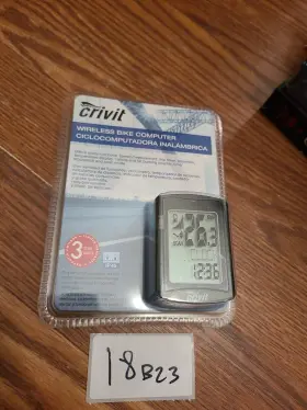 Hg00734a-us Crivit 18b23 Wireless Bike Computer Speed Timer Odometer Temperature