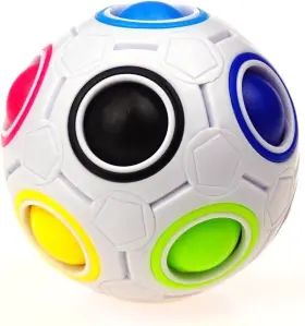 Cuberspeed 600231828376 Rainbow Ball Magic Cube Fidget Toy Puzzle #2