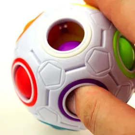 Cuberspeed 600231828376 Rainbow Ball Magic Cube Fidget Toy Puzzle #3