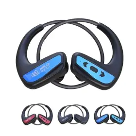 Sm60832g Cyboris Swimming Headphone Underwater Waterproof Bluetooth Ipx8 2 Colors Red Blue