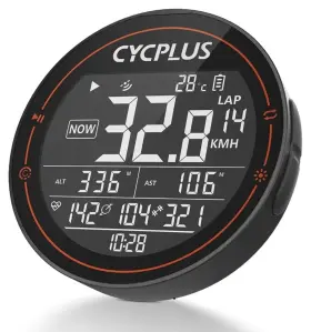 Cycplus 445002221245 Wireless Gps Bike Computer - Waterproof Mini Speedometer Odometer