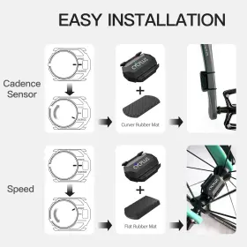Cycplus 976297860051 Bike Speed And Cadence Sensor Wireless Cycling Ant /bluetooth #3