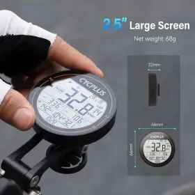 Cycplus 976297860242 Gps Bike Computer Wireless Cycling Ant Bluetooth Bicycle #2