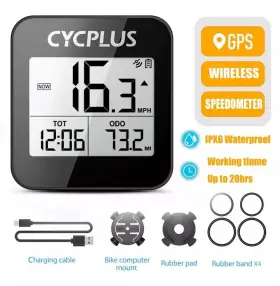 Brk8403824291933sa Cycplus 2 Inch Gps Wireless Bike Computer Waterproof Cycling Digital Odometer Z3n7 #2