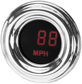 Dakota Digital 172303074573 Red Mini Speedometer -