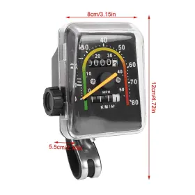 Dauerhaft 588124851216 Sturdy Odometer Cycling Speedometer Bike Computer And Odometerwat #3