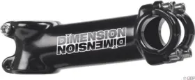 As-021 Dimension 90/125 31.8 Stem 90mm Clamp 31.8mm 35 Degree Steerer 1 1/8 In Black