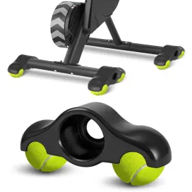 Dintstyle 748327586837 4 Pack Bike Trainer Rocker Feet With 8 Tennis Balls