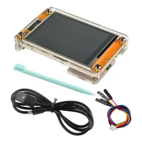 Esp32-2432s028r Diymall B0dnt75jk6 2.8 Inch 240x320 Resistive Touchscreen Display With Acrylic Case