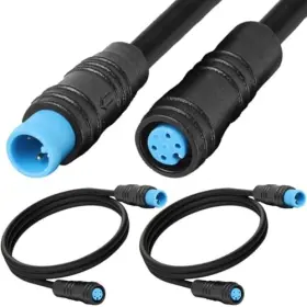 St-us-298b Dkardu Ebike Extension Cable Waterproof Female To Male Elctric Bike Cord For 4pin