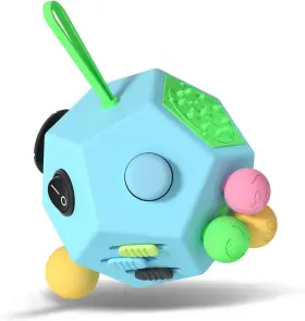 Dgt223 Dodomagxanadu Fidget Dodecagon 12-side Toys Cube Relieves Stress And B3 Blue Sky