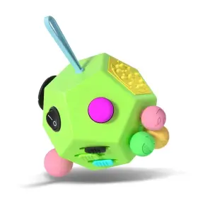 Dgt428 Dodomagxanadu Fidget Dodecagon 12-side Toys Cube Relieves Stress And B1 Green
