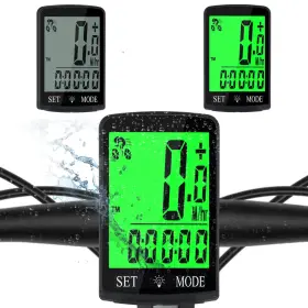 Dondofla 762736762521 Bike Computer And Bicycle Odometer Wireless Big Secrren 3.3in Mph Km/h S