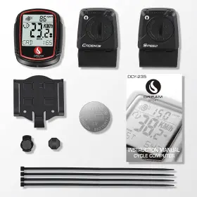 Dream Sport 192278107960 Wireless Bike Computer With Speed And Cadence Sensor Speedometer Odometer Cyc #2