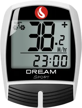 16-function Dream Sport 744759354518 Bike Computer Bicycle Speedometer And Odometer Wired W