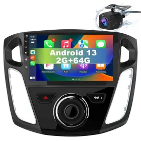 Eaglenav 735851214701 Car Radio For Ford Focus 2012-2017 9 Inch Touch Screen Android 13 Stereo Wit