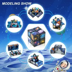0517d Euclidean Cube Star Magic Set 2 In 1 Yoshimoto For Kids And Adults Toy #2