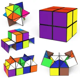 Euclidean Cube 709466957827 Star Magic Set 2 In 1 2.16 Inches Multicolored