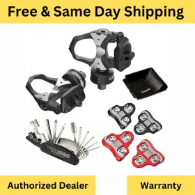 Favero 686064339067 Assioma Duo Power Meter Upgraded Pedals With Cleats And Multitool Towel