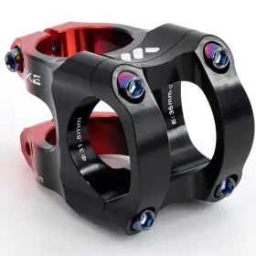 Fomtor 085353536291 Bike Stem 31.8 35mm Mountain Black Red
