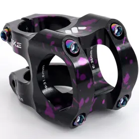 Fomtor 085353536376 Bike Stem 31.8 35mm Mountain Black Purple