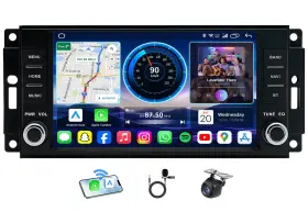Fortdows 750872695384 4g 64g Car Radio Stereo For Challenger 2008-2014 Dodge Ram 1500 2