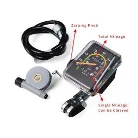 Gaeirt 069502261121 Bike Speedometer Bicycle Odometer With Reset Knob Sturdy Odomete #2