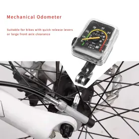 Gaeirt 069502261121 Bike Speedometer Bicycle Odometer With Reset Knob Sturdy Odomete #3