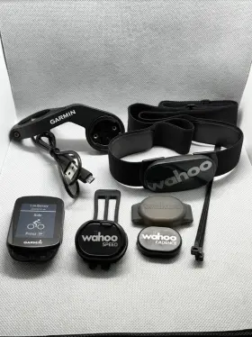 010-02385-11 Garmin Edge 130 Cycling Computer With Wahoo Speed Cadence And Heart Rate Sensors