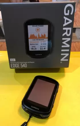 010-02694-20 Garmin Edge 540 Solar Edition Bike Computer - Black With All New Accessories