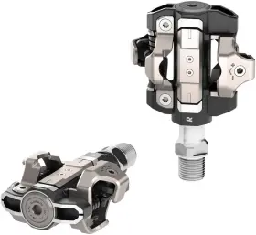 010-02875-21 Garmin Rally Xc110 Power Meter Pedals Single-sensing Spd 9/16 Inch Black/silver