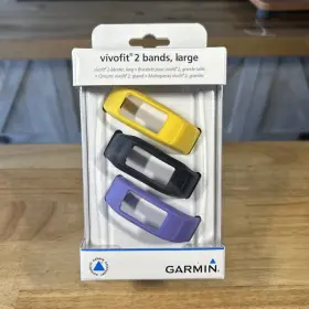 010-12336-04 Garmin Cinturini Di Ricambio Large Per Vivofit 2 Energy Giallo/fucsia/viola
