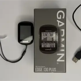 6es142632 Garmin Edge 130 Plus Gps Wireless Bike Computer Black With Usb Cable And Lanyard