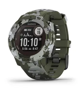 Garmin 753759257699 Instinct Solar Rugged Gps Smartwatch Built-in Sports Apps And Health