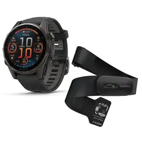 Grmf8sgsh2 Garmin Fenix 8 Sapphire Gps Smartwatch With Hrm 200 Heart Rate Monitor