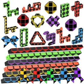 Aggokc6002 Goldge 28 Pack Mini Cube Puzzle Fidget Toys - Bulk Party 2.54 Mm Multicolor