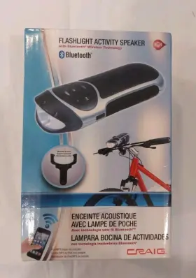 Graig 731398335794 Craig Electronic Bike Flashlight Activity Speaker Bluetooth Wireless Technology