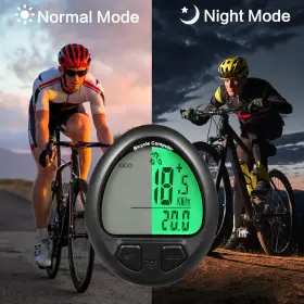Heyuedajk 445031987921 Wired/wireless To Choose Bike Computer Mph Km/h Bicycle Digital Lcd Bac #3