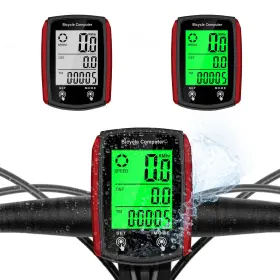 Spt001b Hilceriy Bike Computer And Bicycle Odometer Wired Mph Km/h Speedometer With Automati